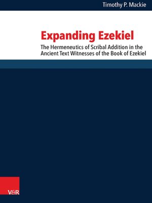 cover image of Expanding Ezekiel